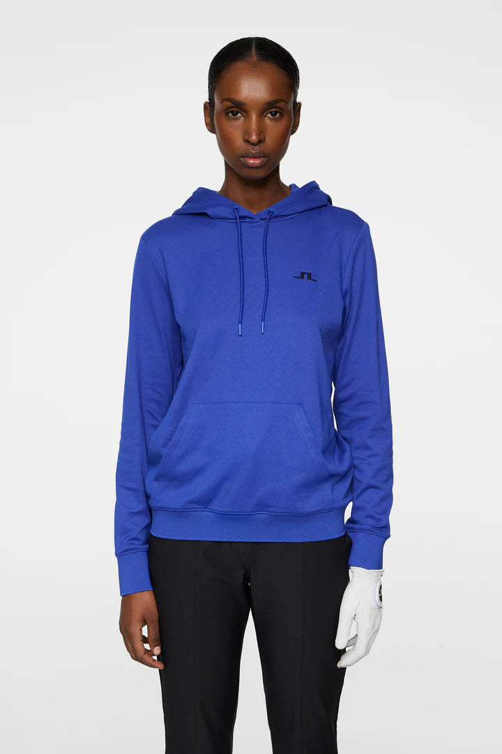 J.Lindeberg Womens Vice Hood - CLEMATIS BLUE