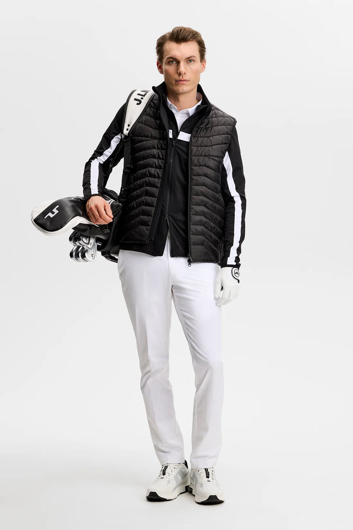 J.Lindeberg Men's Jarvis Mid Layer - BLACK