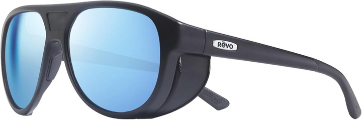 Revo Men's ALPHA SPORT  Polarized Sunglasses - MATTE BLACK