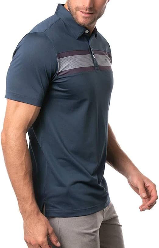 TRAVIS MATHEW MENS LAKE YOU A LOT POLO - INSIGNIA