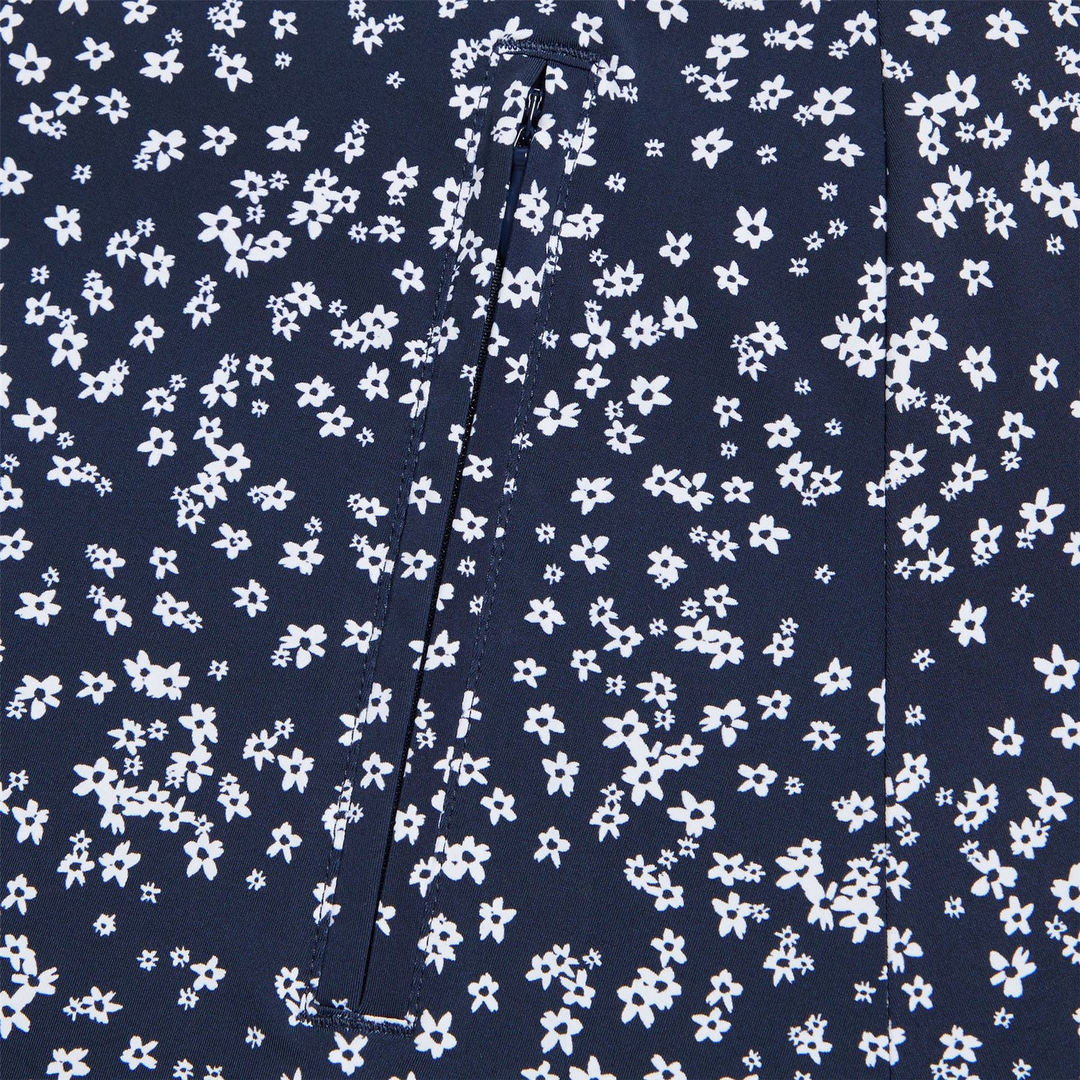 G/FORE WOMEN'S CHERRY BLOSSOM TECH JERSEY A-LINE SKORT - TWILIGHT