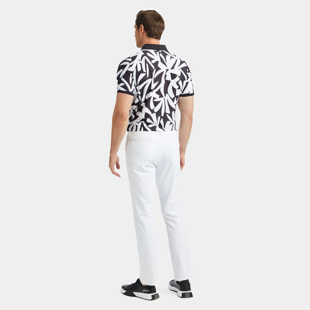 G/FORE MEN'S CONTRAST PALM TECH POLO - ONYX