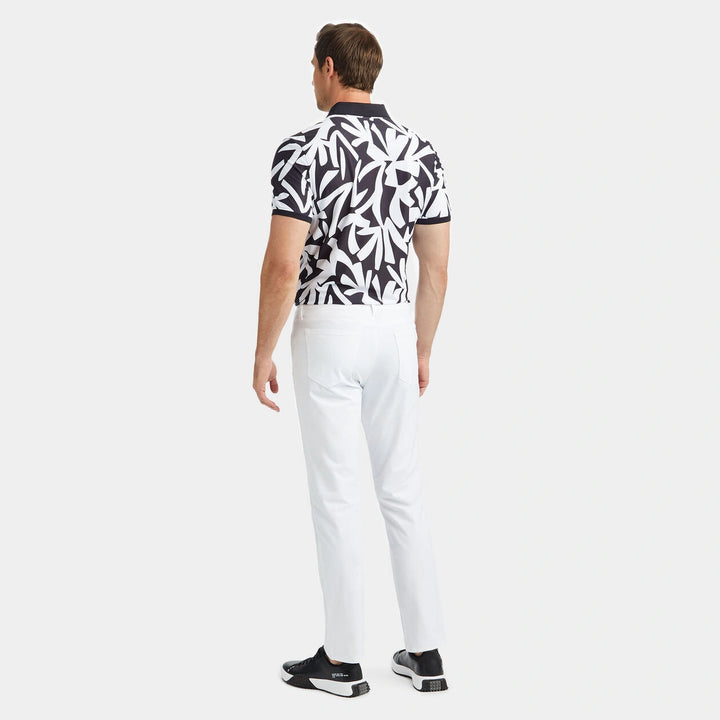 G/FORE MEN'S CONTRAST PALM TECH POLO - ONYX