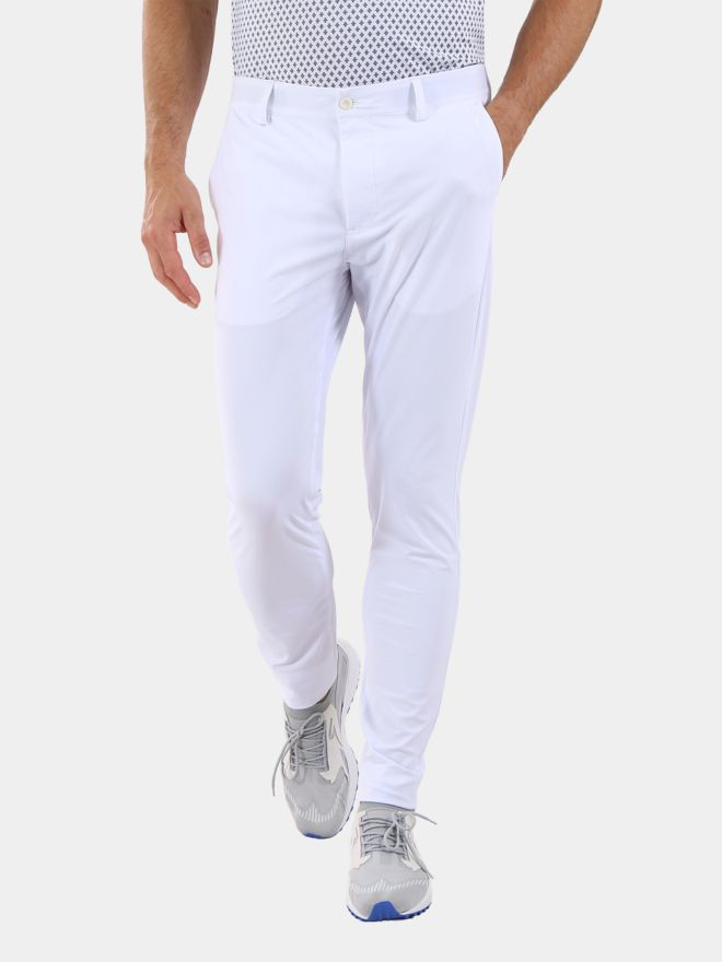 Chervò Men's SITUATION 4-Way Stretch Pant - WHITE