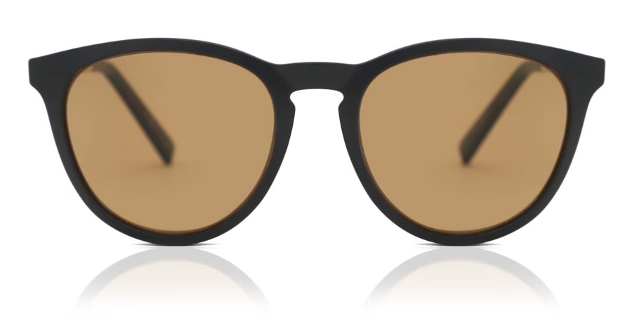 Serengeti BRAWLEY Polarized Sunglasses - MATTE BLACK / BROWN