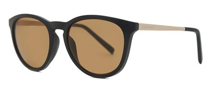 Serengeti BRAWLEY Polarized Sunglasses - MATTE BLACK / BROWN