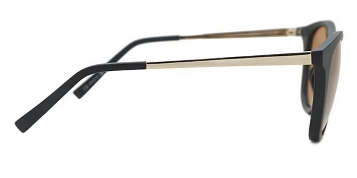Serengeti BRAWLEY Polarized Sunglasses - MATTE BLACK / BROWN
