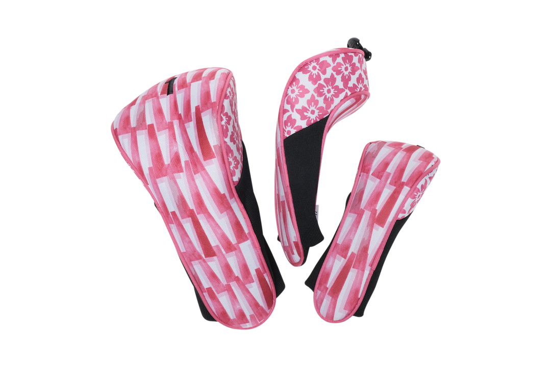 GLOVE IT WOMENS HEAD COVERS 3-PACK - PEPPERMINT