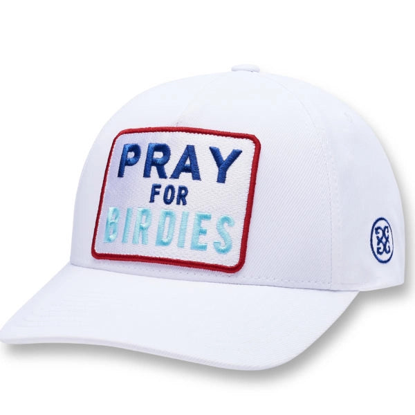 G/FORE Men's Pray For Birdies Snapback - SNOW