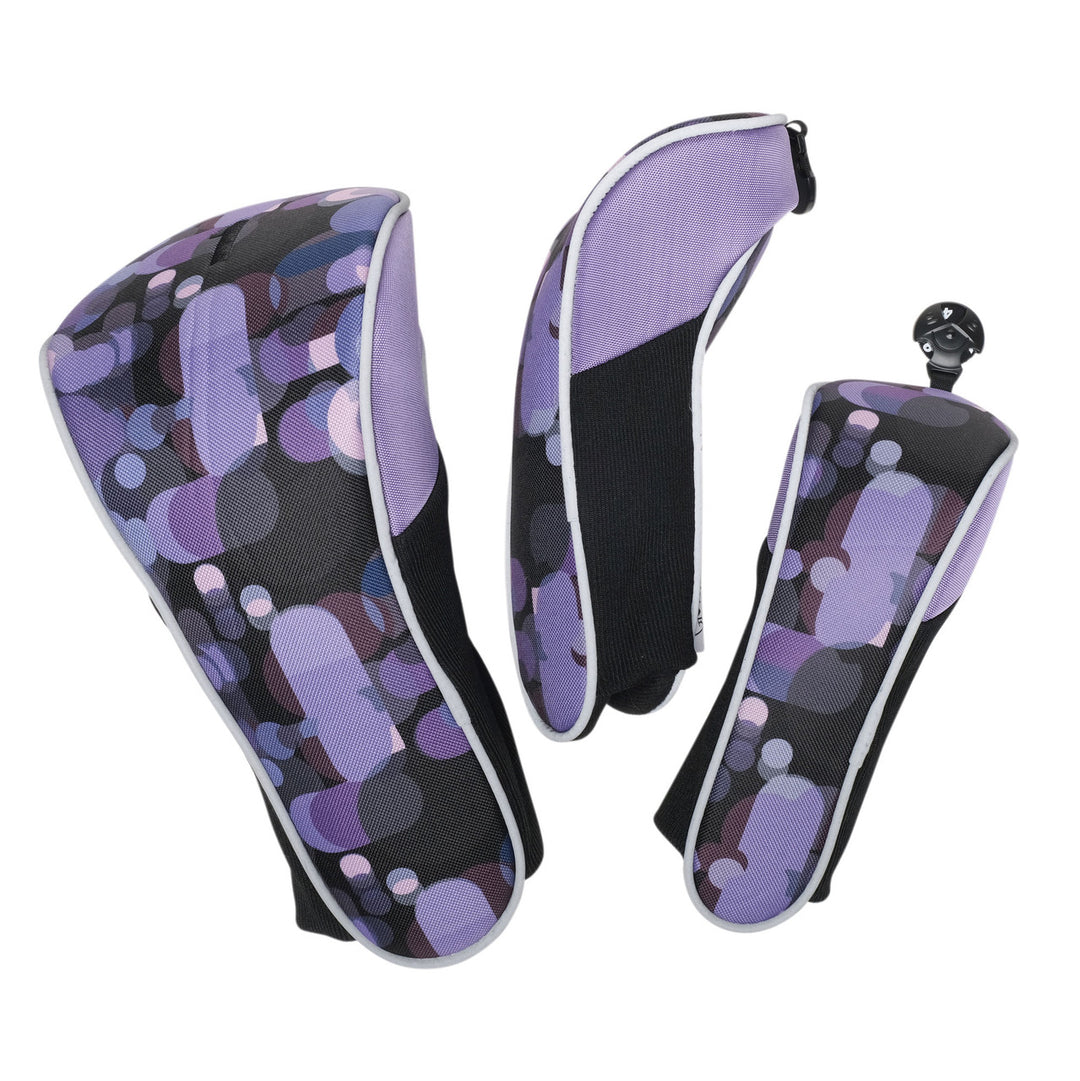 GLOVE IT WOMENS HEAD COVERS 3-PACK - LAVENDER ORB