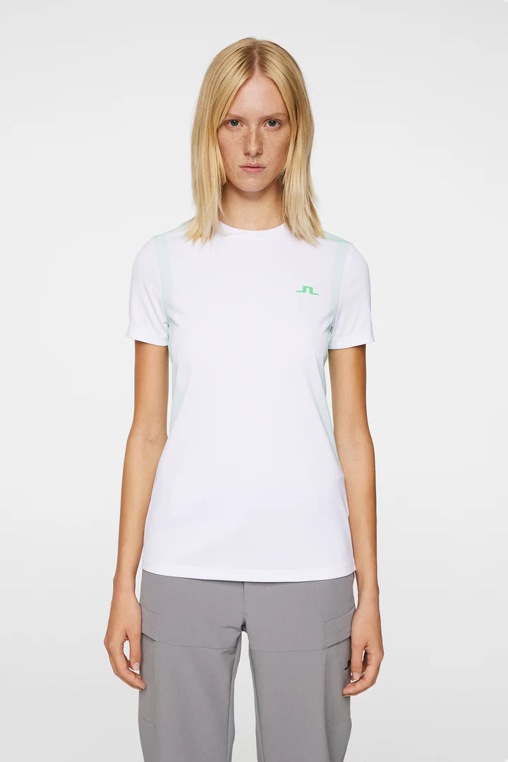J.Lindeberg Womens Raya T-Shirt - WHITE