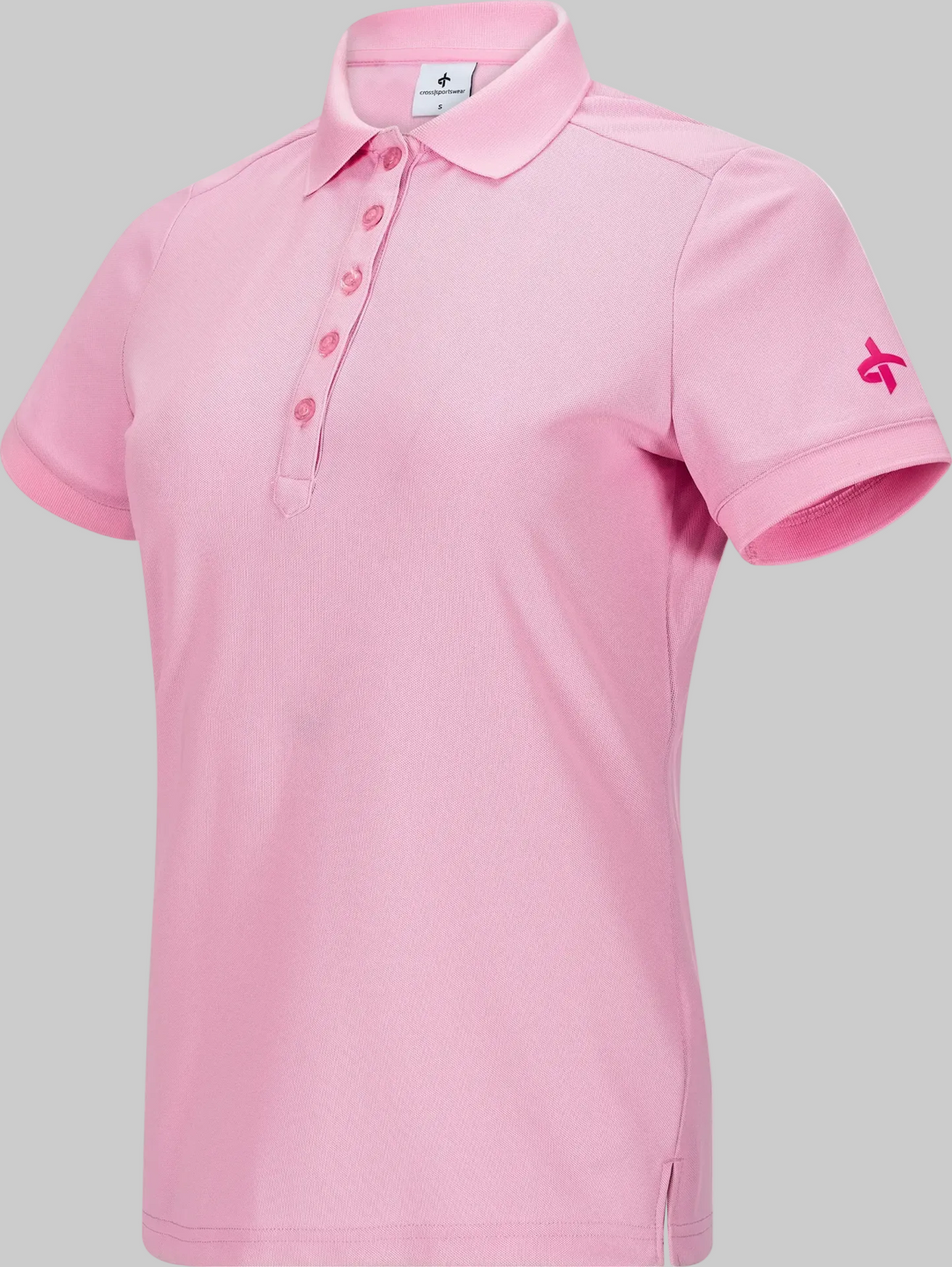 Cross Women's AMY Pique Polo - FUCHSIA PINK