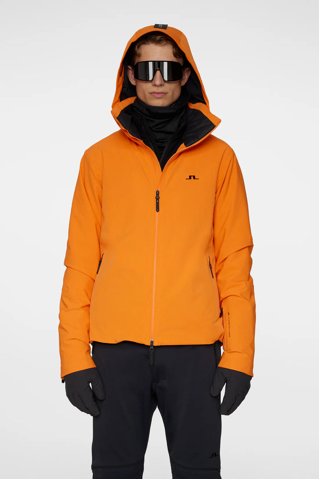 J.Lindeberg Men's OMNIA Ski Jacket - Persimmon Orange