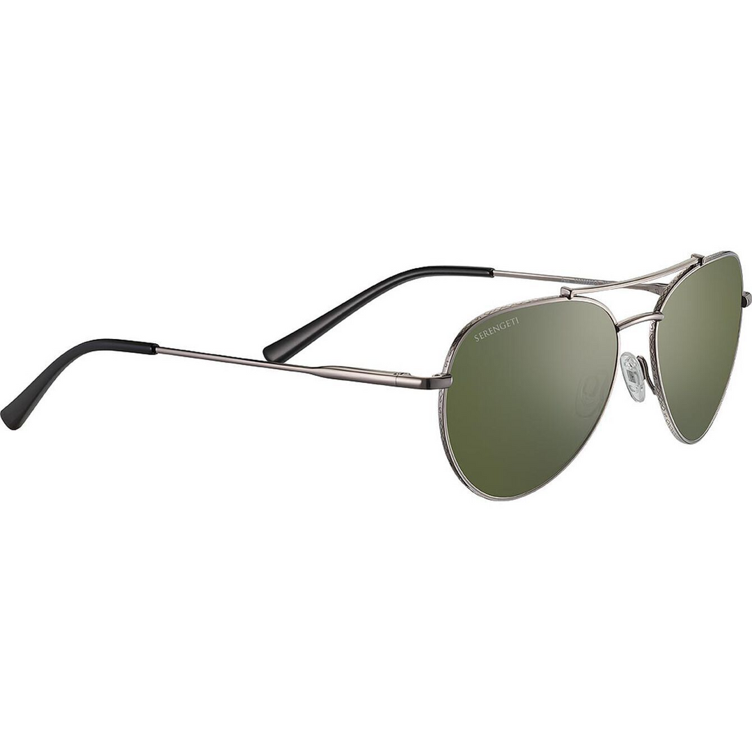 Serengeti PETE Polarized Driver Sunglasses - SHINY GUNMETAL