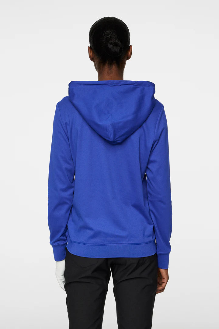 J.Lindeberg Womens Vice Hood - CLEMATIS BLUE