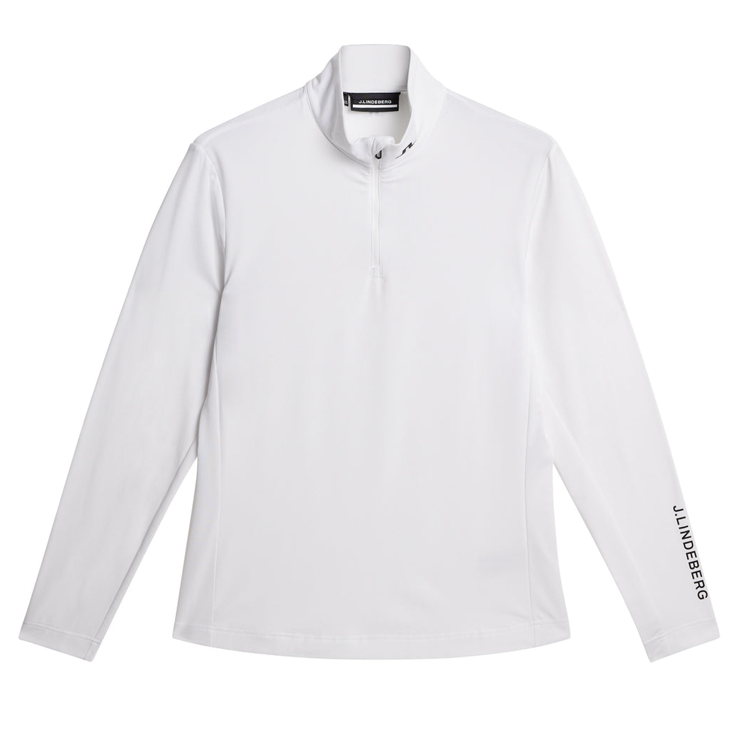 J.Lindeberg Men's Tour Tech Mid Layer - WHITE