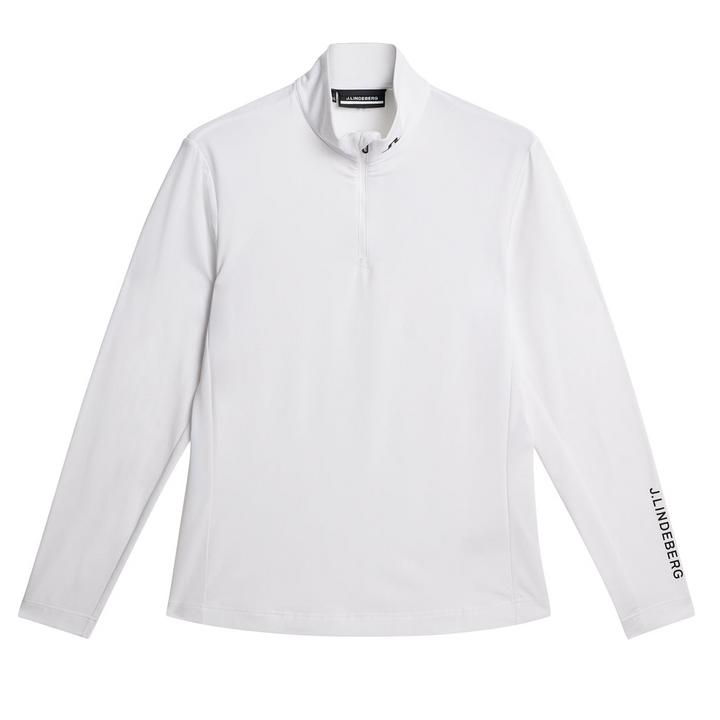 J.Lindeberg Men's Tour Tech Mid Layer - WHITE
