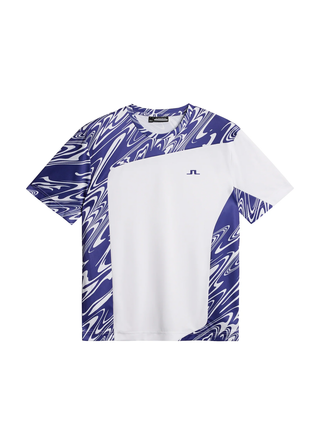 J.Lindeberg Mens Niccolo T-Shirt - LIQUIFY DEEP WISTERIA