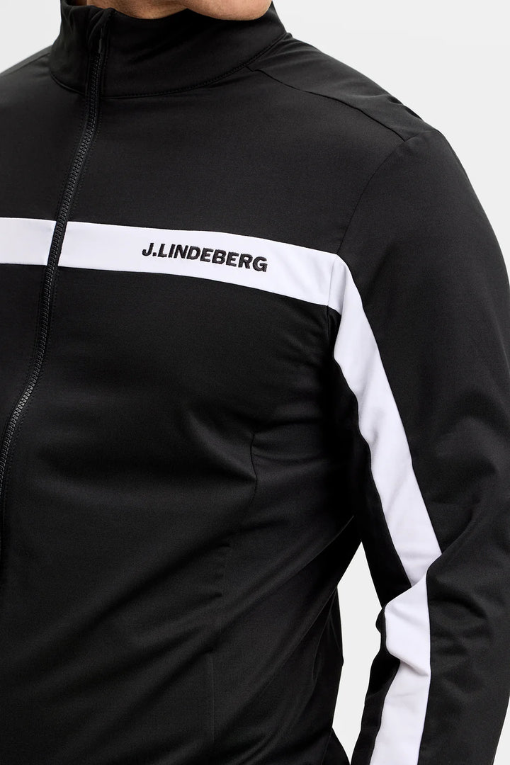 J.Lindeberg Men's Jarvis Mid Layer - BLACK