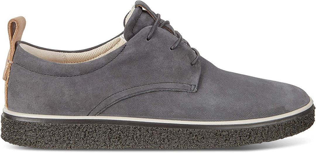 Ecco Mens Crepetray Nubuck Leather Shoe - MAGNET - Golf Anything Canada