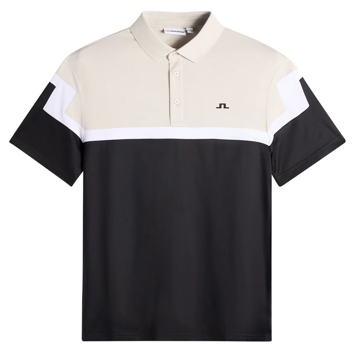 J.Lindeberg Men's Emil Polo - BLACK