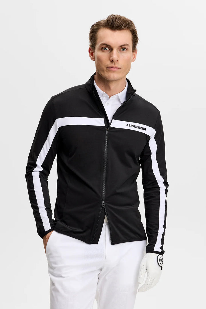 J.Lindeberg Men's Jarvis Mid Layer - BLACK