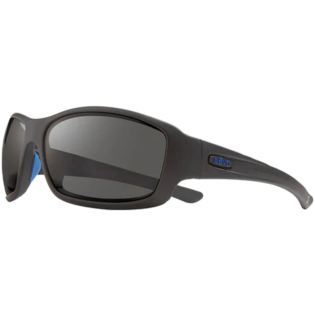 Revo Mens Maverick Sport Wrap Sunglasses - MATTE BLACK/GRAPHITE