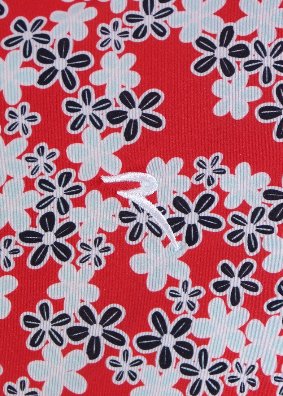 Chervo Women's ADDISABEBA Floral Print Polo - RED