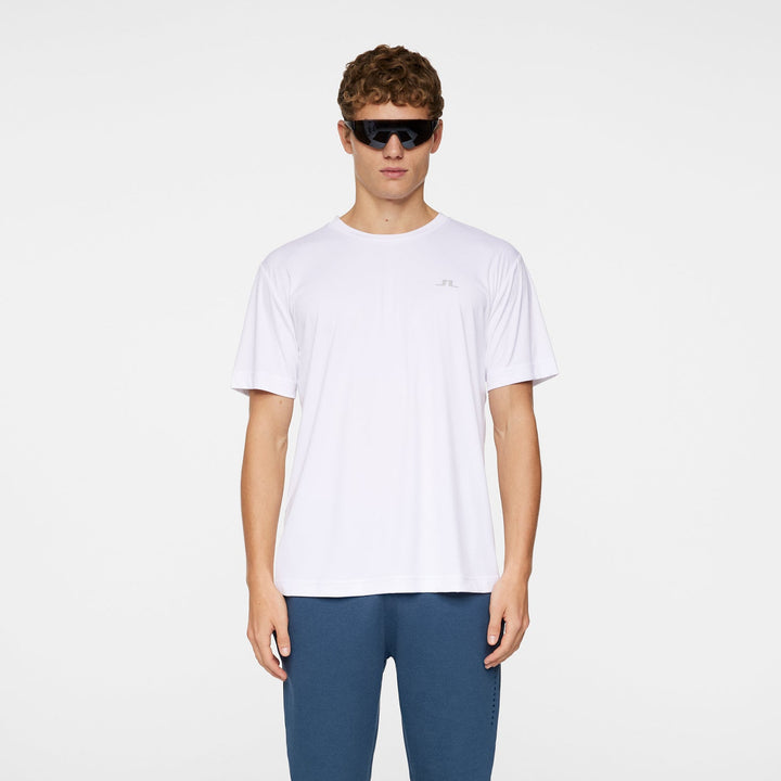 J.Lindeberg Mens Ade T-shirt - WHITE