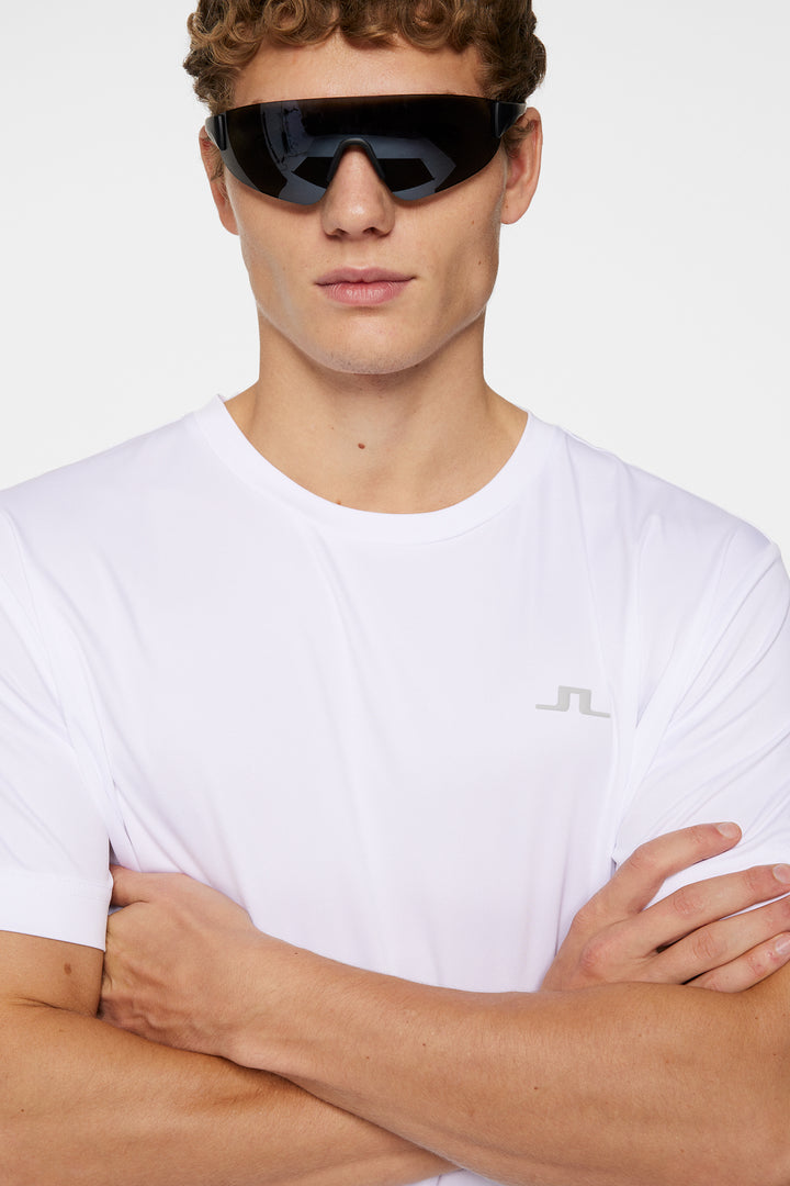J.Lindeberg Mens Ade T-shirt - WHITE