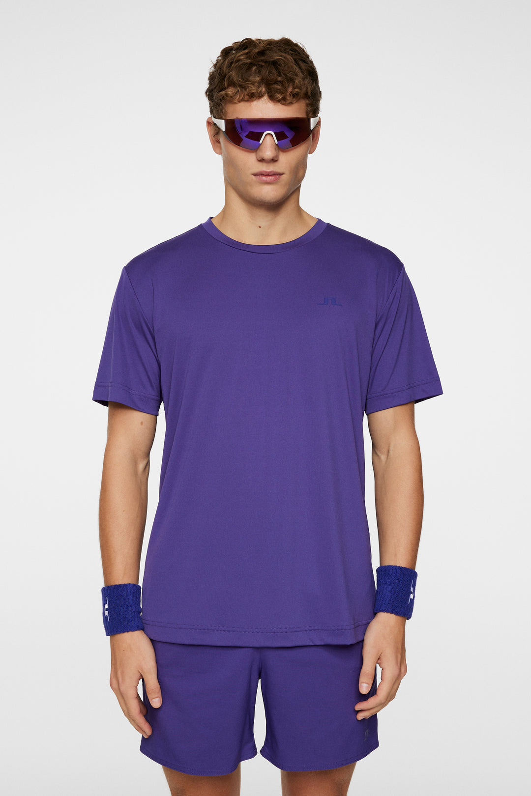 J.Lindeberg Mens Ade T-shirt - PURPLE