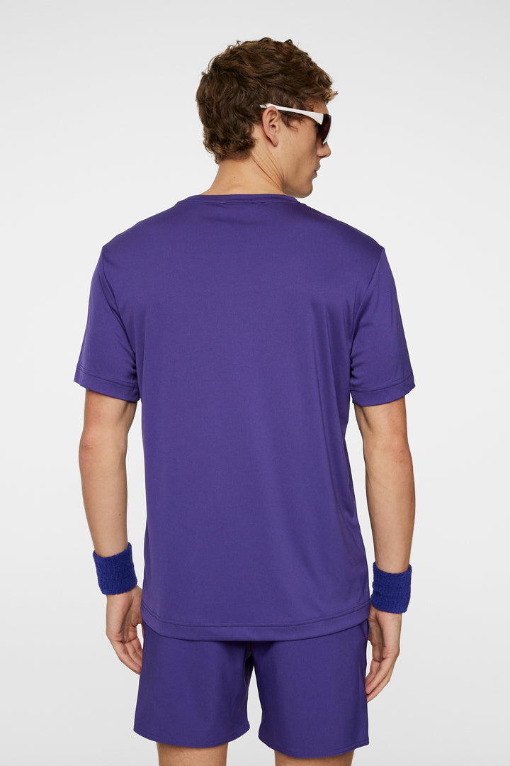J.Lindeberg Mens Ade T-shirt - PURPLE