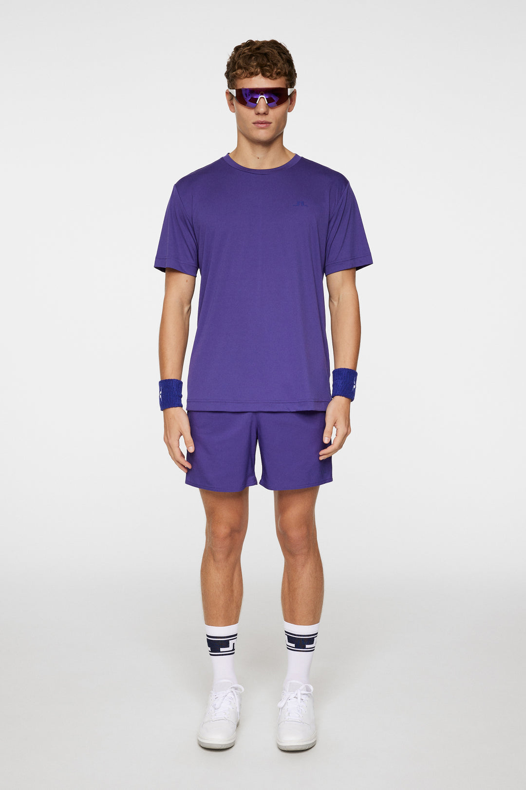 J.Lindeberg Mens Ade T-shirt - PURPLE
