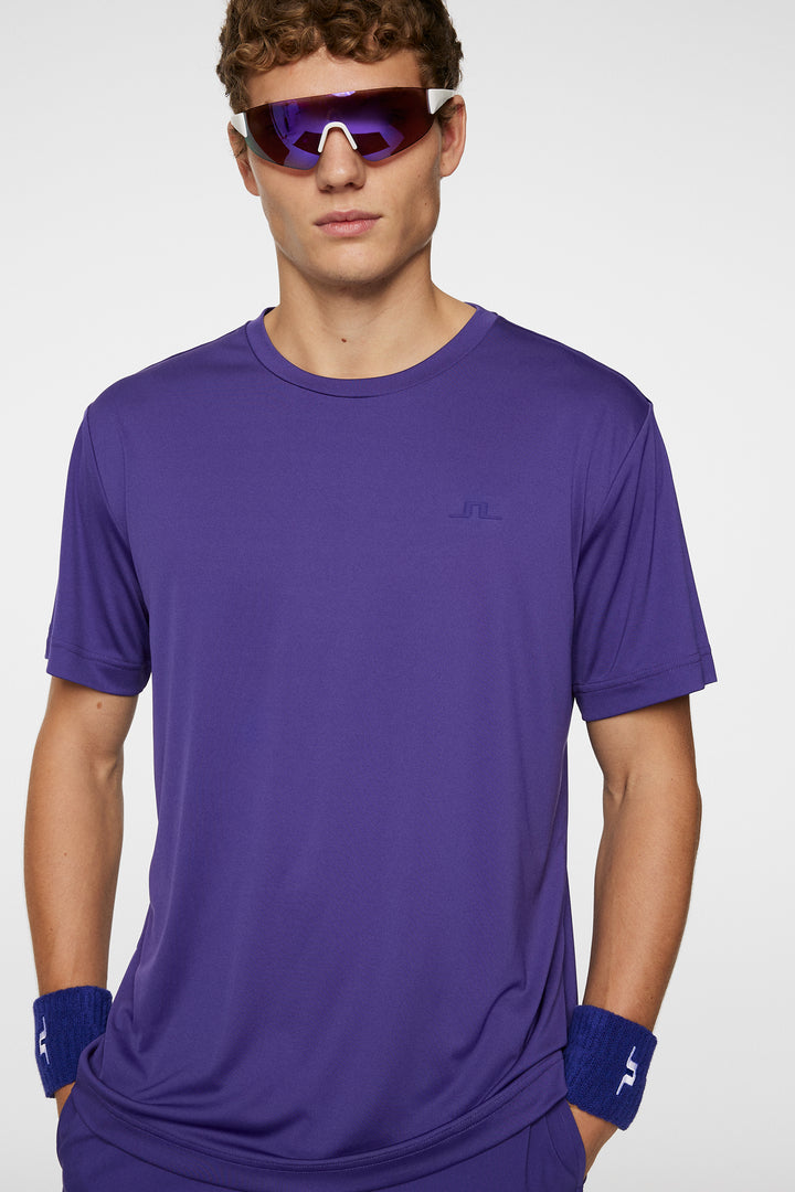 J.Lindeberg Mens Ade T-shirt - PURPLE