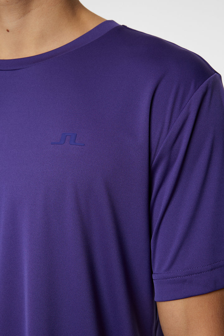 J.Lindeberg Mens Ade T-shirt - PURPLE
