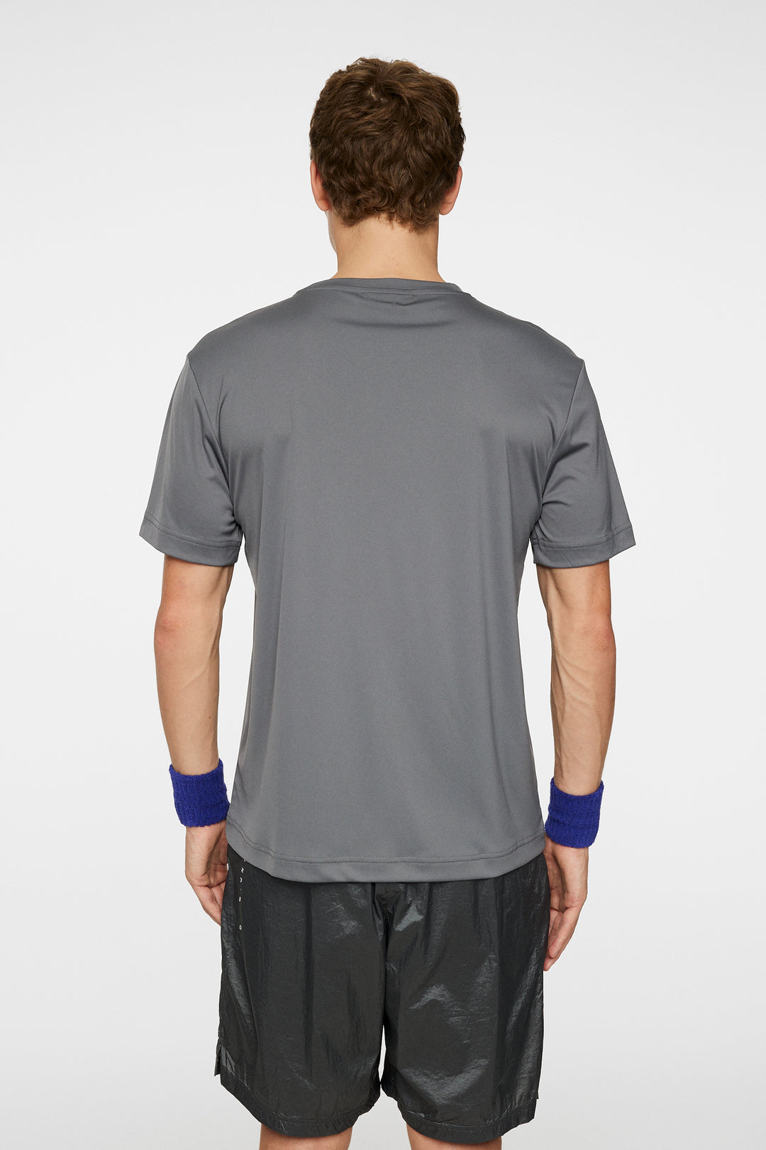 J.Lindeberg Mens Ade T-shirt - CHARCOAL