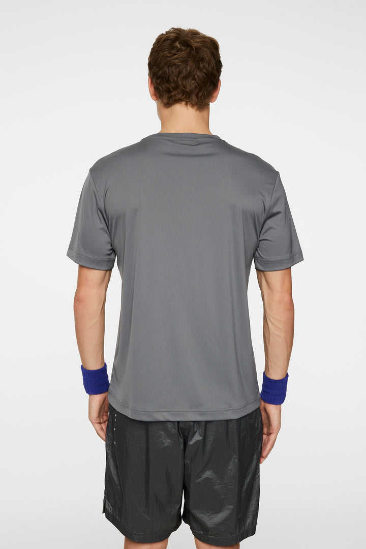 J.Lindeberg Mens Ade T-shirt - CHARCOAL