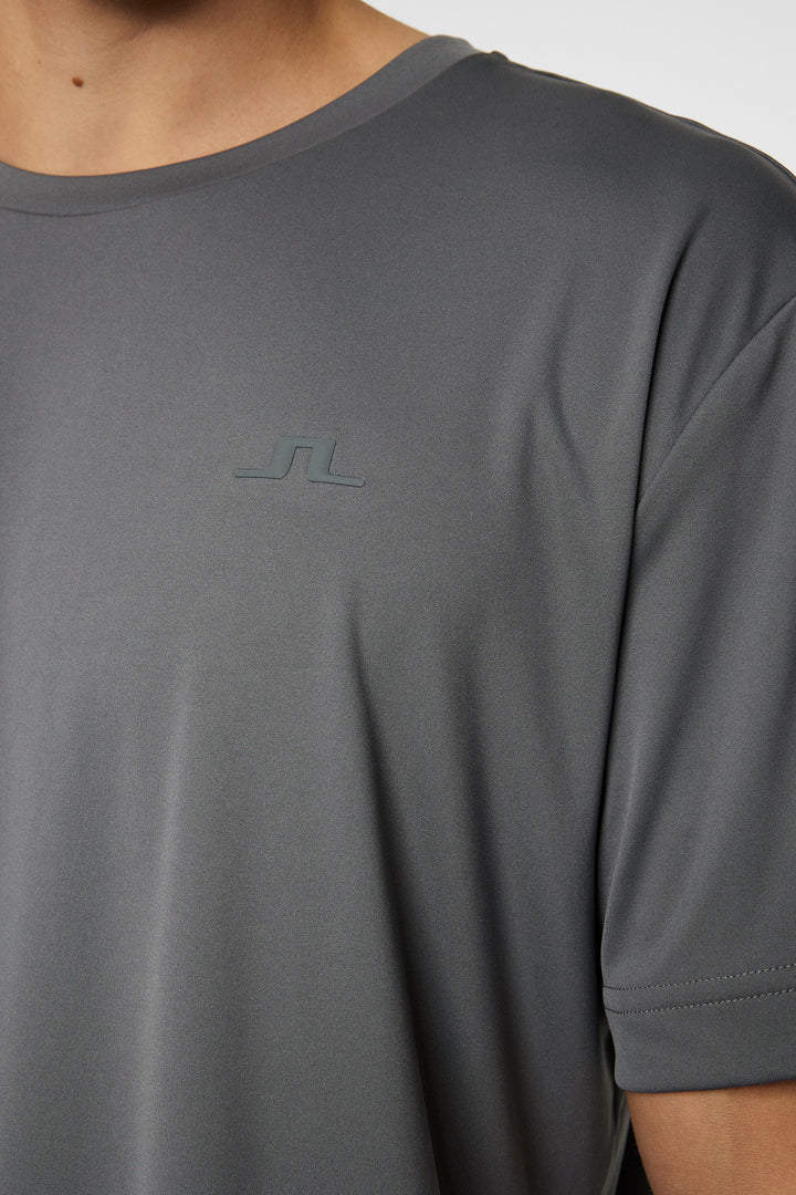 J.Lindeberg Mens Ade T-shirt - CHARCOAL