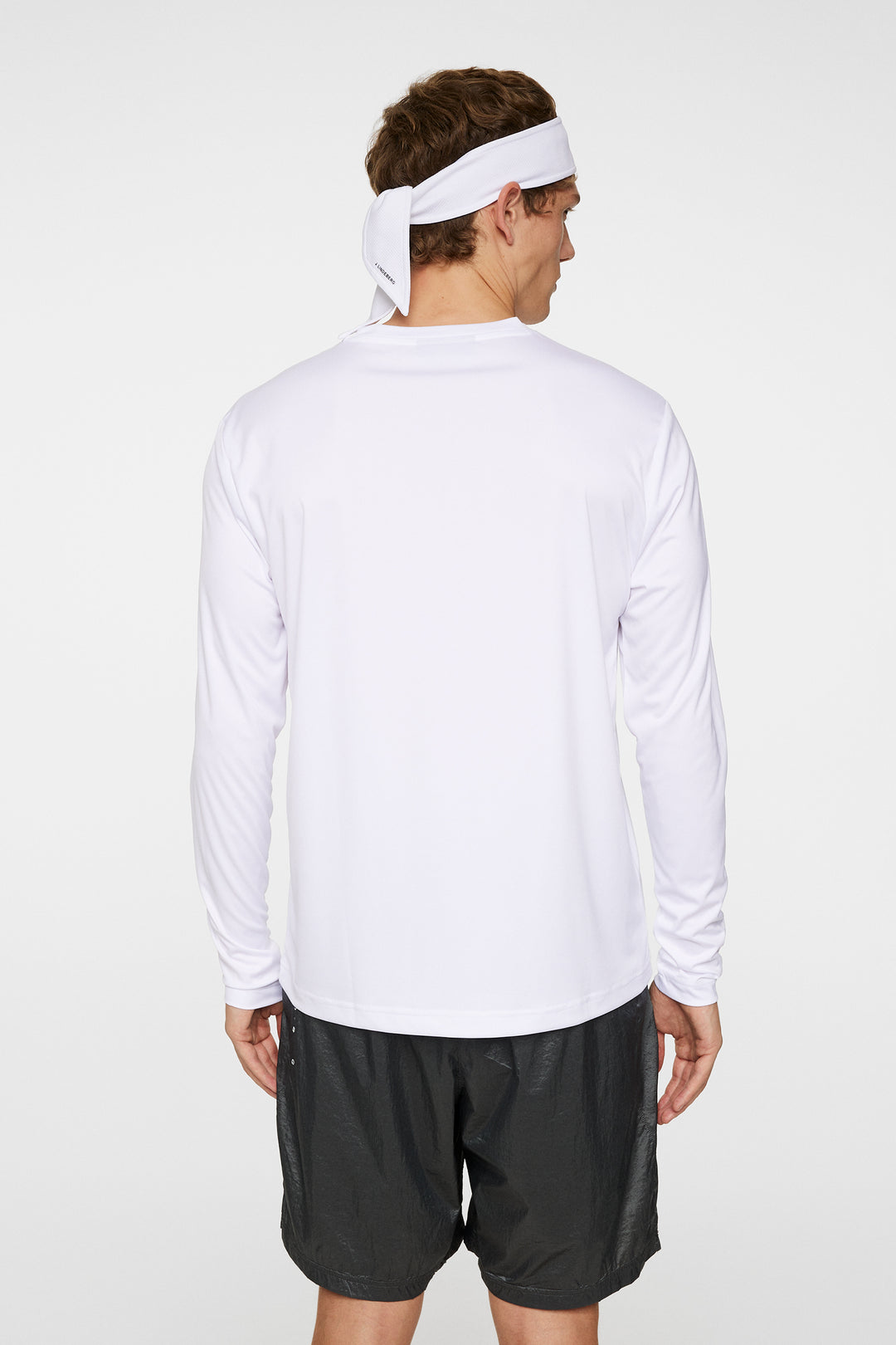 J.Lindeberg Mens Ade T-shirt Long Sleeve - WHITE