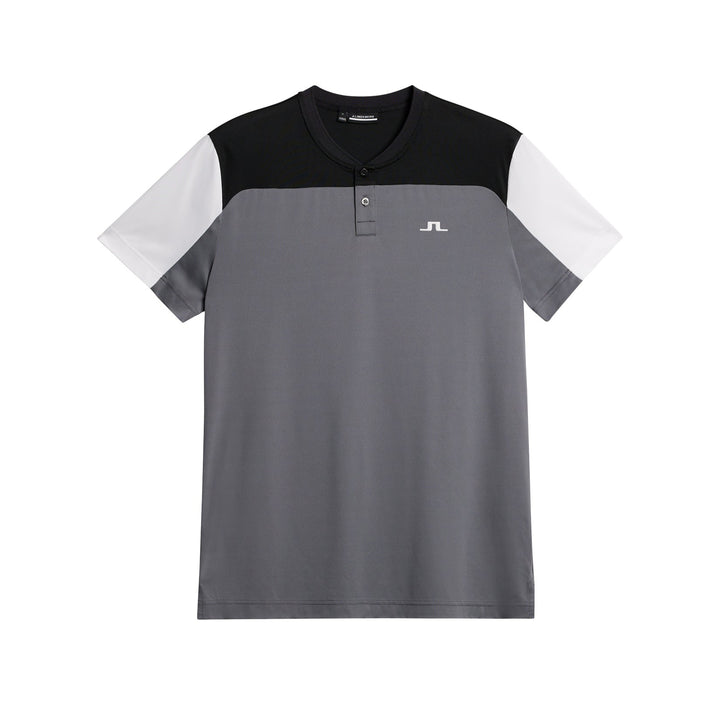 J.Lindeberg Mens Michael Polo Short Sleeve - Lava Smoke
