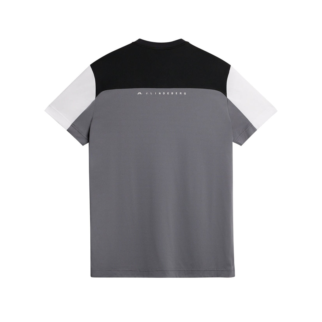 J.Lindeberg Mens Michael Polo Short Sleeve - Lava Smoke