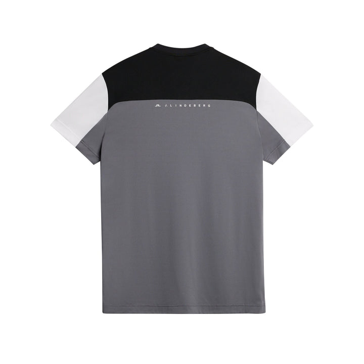 J.Lindeberg Mens Michael Polo Short Sleeve - Lava Smoke