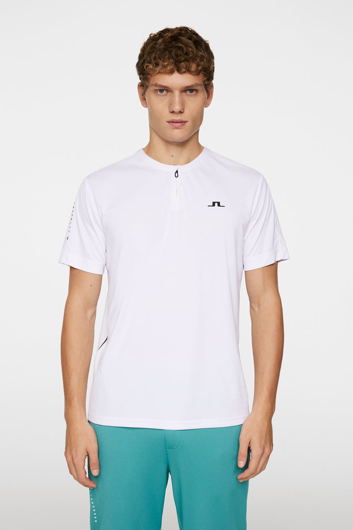 J.Lindeberg Mens Antonio T-Shirt - WHITE