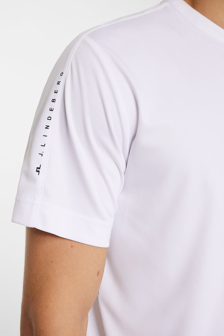 J.Lindeberg Mens Antonio T-Shirt - WHITE