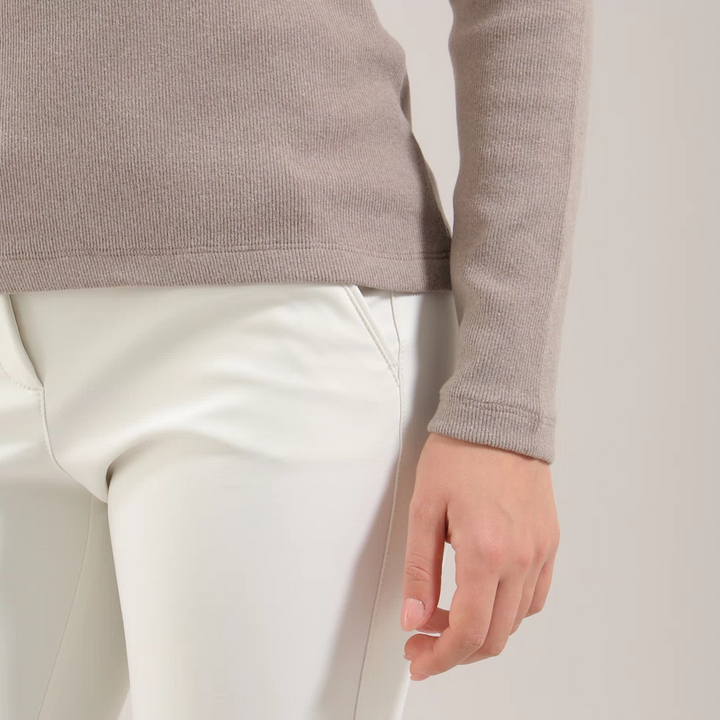 Chervo Women's AVENE Pro-Therm® Long Sleeve Polo - BEIGE