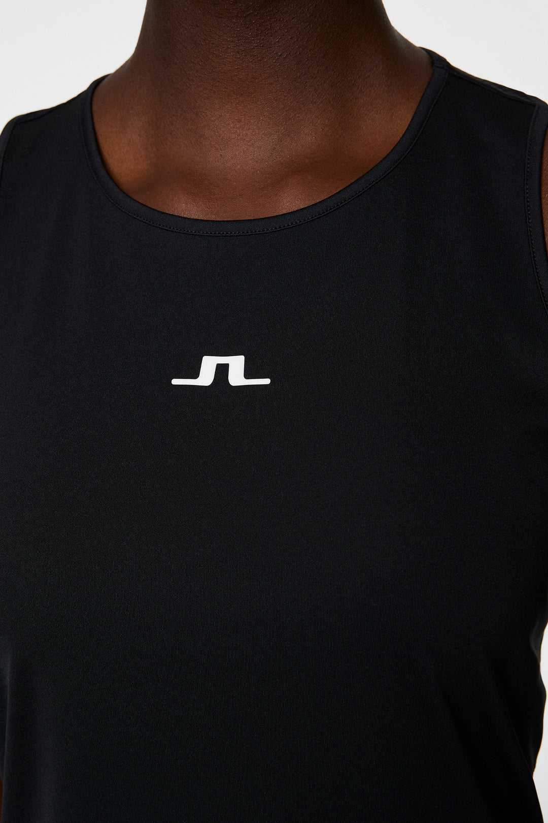 J.Lindeberg Womens Delia Sleeve Less Tank Top - BLACK