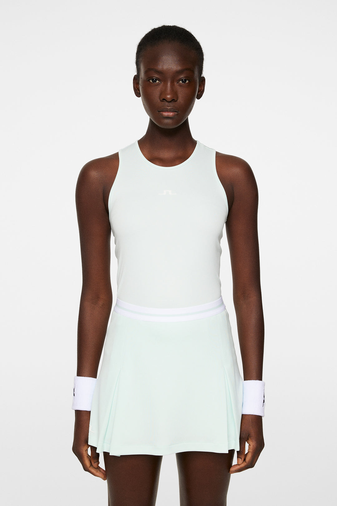 J.Lindeberg Womens Delia Sleeve Less Tank Top - Moonlight Jade