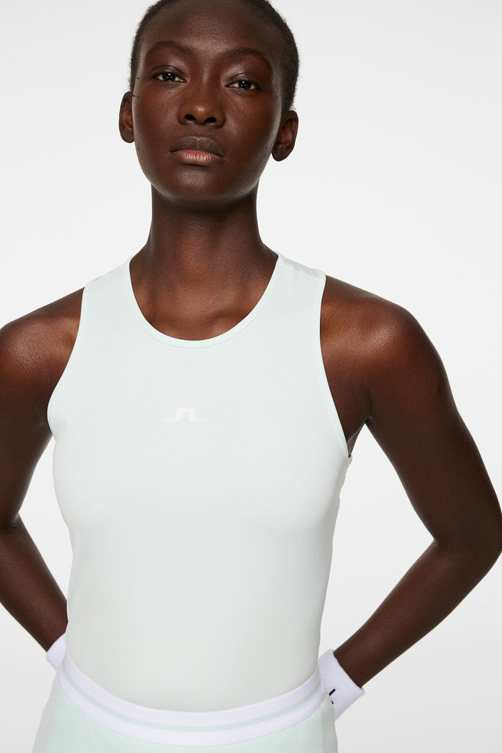 J.Lindeberg Womens Delia Sleeve Less Tank Top - Moonlight Jade