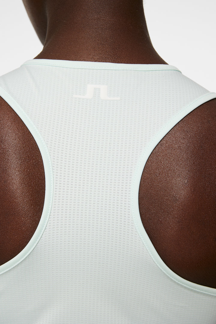 J.Lindeberg Womens Delia Sleeve Less Tank Top - Moonlight Jade