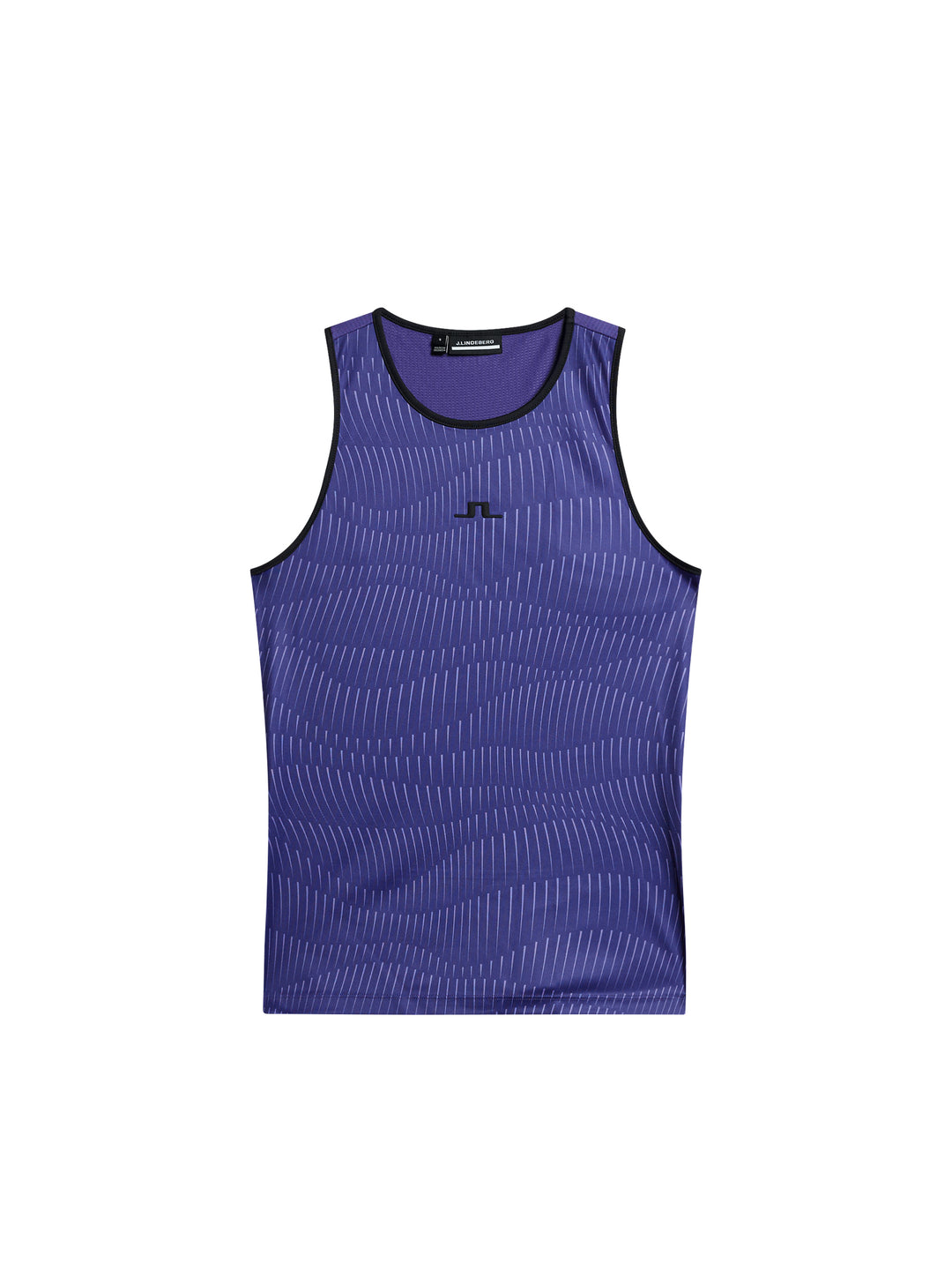 J.Lindeberg Womens Delia Printed Sleeve Less Tank Top - PURPLE
